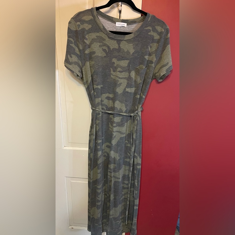 Camouflage Maxi Dress